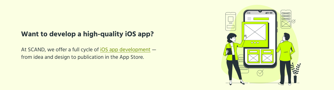 iOS app development