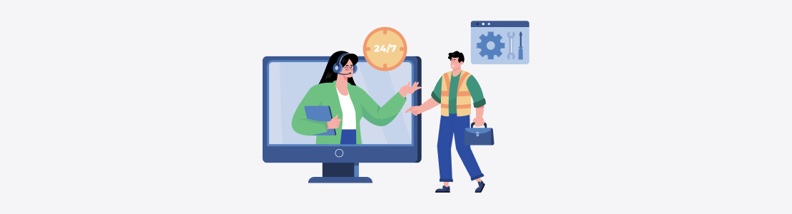24/7 dispatch support for field service teams